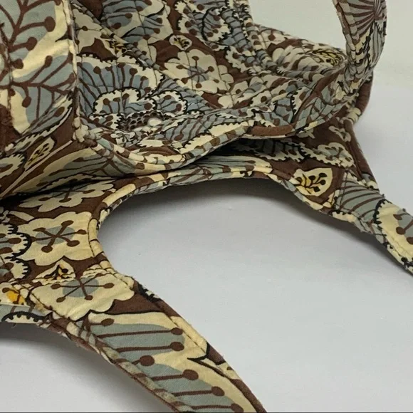 Vera Bradley Slate Blooms Side By Side Tote Shoulder Bag Crafts/Repairs - Picture 8 of 11